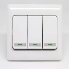 Chint 3 Gang Switch (White)