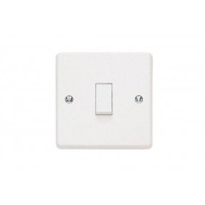 Contactum 1 Gang 2 Way Switch (White)